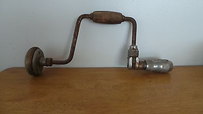 #ad Antique Vintage Tool Bit and Brace Hand Drill $19.99