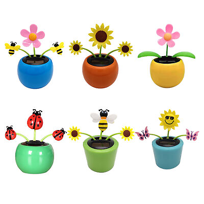 #ad Solar Powered Dancing Flower Eco friendly Solar Powered Dancing Bee Flower Toys $8.81