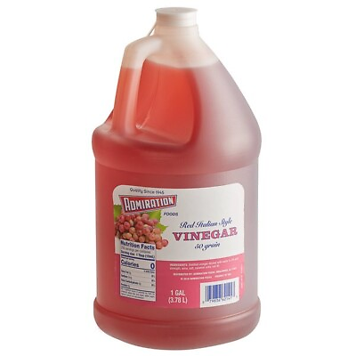 #ad 4 Case 1 Gallon Red Italian Style Vinegar Bulk Wholesale Supply Made in USA $62.47