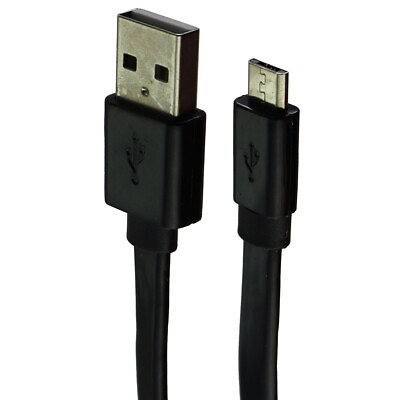#ad mWorks mPOWER 6 Foot Micro USB to USB Flat Cable Gloss Black $6.59