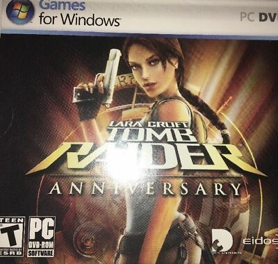 Lara Croft:Tomb Raider Anniversary PC2010 GAME RARE VINTAGE SHIPS IN 24 HR $34.88