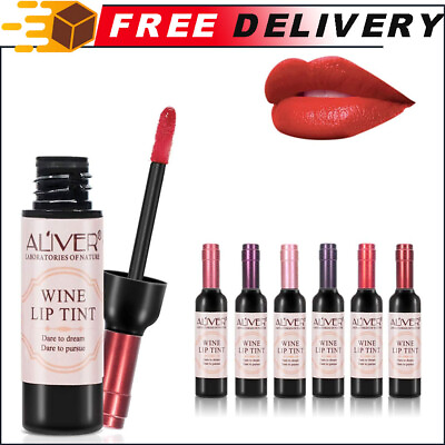 #ad ALIVER 6 Colors Wine Liquid Lipstick Lady Make Up Gloss Matte Lip Tint $10.00