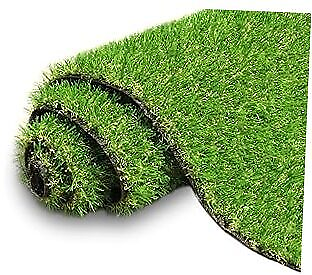 AYOHA Artificial Turf Grass 4#x27; x 6#x27; with Drainage 0.8 Inch 4 ft x 6 ft $73.58