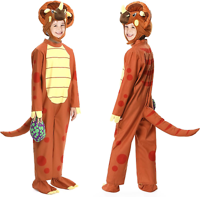 Dinosaur Costume for Toddlers Kids Triceratops Dress up Deluxe Triceratops C... $18.99