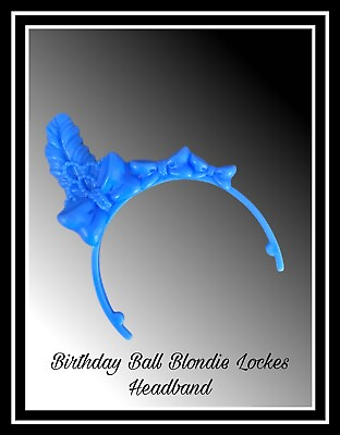 #ad Ever After High Blondie Lockes Birthday Ball Blue Headband $19.95