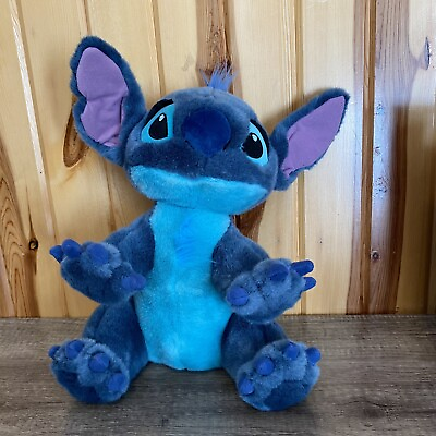 #ad Large Disney Store Lilo amp; Stitch Plush Stuffed Animal 15” Excellent Condition $10.46