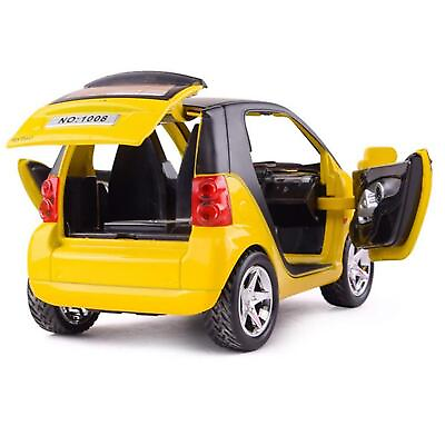 #ad #ad 1:32 Model Car Toy Vehicle Kids Gifts With Soundamp;Light For Smart ForTwo Yellow S $23.97