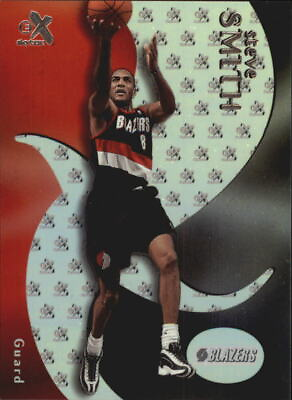 #ad 1999 00 E X Portland Trail Blazers Basketball Card #43 Steve Smith $1.69
