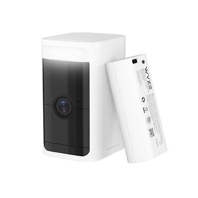 #ad WYZE Battery Cam Pro Wireless Smart Security Camera White 1 Pack $56.54