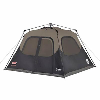 #ad Coleman Camping Tent 6 Person Cabin Tent with Instant Setup Assorted Styles $251.37