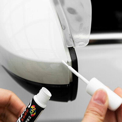 White Car Paint Repair Pen Scratch Remover Touch Up Pen Accessories $2.39