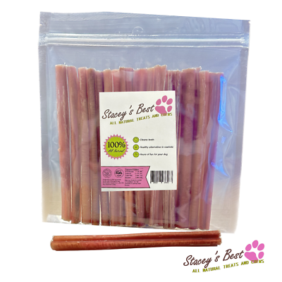 #ad 6 inch JUNIOR BULLY STICKS for dogs Excellent Dog Chew and Treat 15 pcs pack $19.99