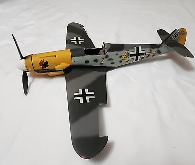 #ad 1 48 Messerschmitt Bf 109E Yellow nose Pro built $26.88