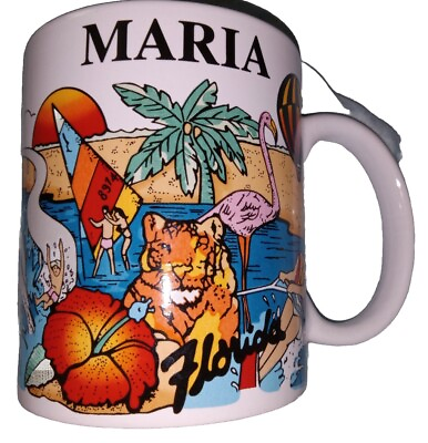 #ad Florida Themed quot;Mariaquot; Coffee Cup Mug $13.00