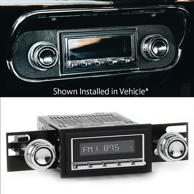 #ad 1967 1968 Ford Mustang Bluetooth Stereo Radio AM FM AUX 275W RetroSound $229.99