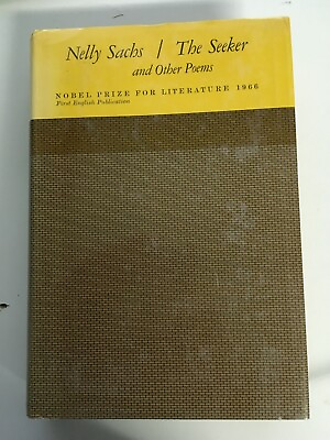 #ad Nelly Sachs The SEEKER and Other Poems First Edition First printing 1970 $14.99