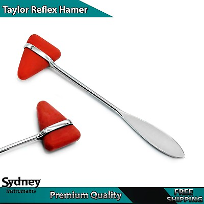 #ad Diagnostic Taylor Percussion Reflex Hammer Medical Neurology Tendon Bone Testing $7.49