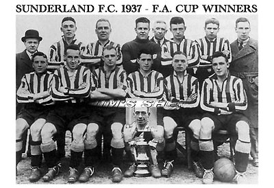 #ad SUNDERLAND F.C.1937 F.A Cup Winners Trophy FA GBP 3.99