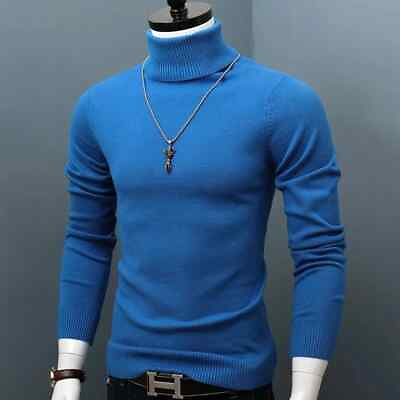 #ad 2023 new Winter thick warm sweater men#x27;s high neck sweater pullover $70.13
