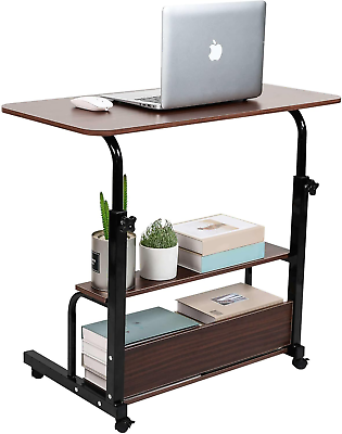 #ad Multi Home Office Desk Adjustable Desk Small Spaces Computer Desk Movable Conven $57.86
