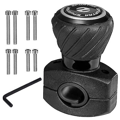#ad Universal Steering Wheel Handle Spinner Knob Fit for Cars Trucks Tractors Boat $17.86