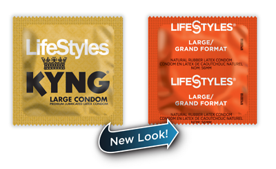 #ad 50 CT LifeStyles Large KYNG Condoms $12.50
