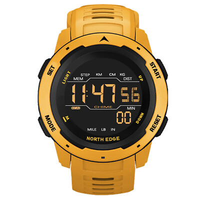 #ad NORTH EDGE Digital Watch Multifunctional Sports Dual Time Watch $55.90