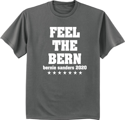 #ad Bernie Sanders 2020 T shirt Mens Graphic Tee Bernie for President Feel the Bern $14.95