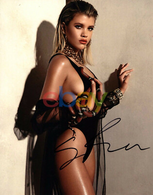 #ad Sofia Richie Sexy With A Snake Signed 8x10 Autographed Photo reprint $19.95