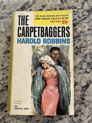 #ad The Carpetbaggers GC 999 Mar 1962 Harold Robbins 1st Cardinal Giant Ed 1st Print $16.00