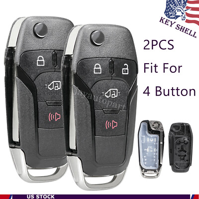 #ad 2for Ford Transit Connect 2019 2021 Flip Key Keyless Remote Shell Fob N5F A08TAA $12.89