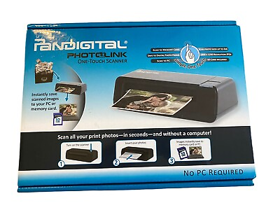 #ad Pandigital PhotoLink One Touch Handheld Portable Photo to PC Scanner PANSCN02 $42.83