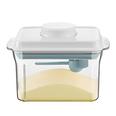 #ad Pop Up Lid Food Storage Containers: One Touch Milk Powder Dispenser Clear St... $23.73