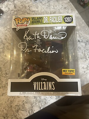 #ad Keith David Autograph Signed Funko Pop 1207 Disney Villains Beckett D8 $149.99