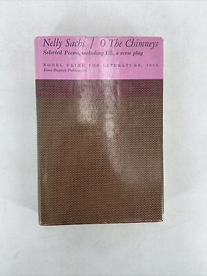 #ad O The Chimneys Nelly Sachs JPS 1967 Jewish Literature Poetry Judaica 1st Ed. $29.16