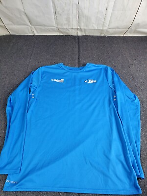 #ad Capelli Sport Long Sleeve Training Shirt Men#x27;s Large CS Cool blue $17.09