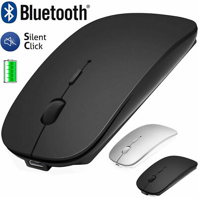 #ad Universal Wireless Bluetooth Mouse For MacBook Air Pro iPad iMac PC Rechargeable $8.99