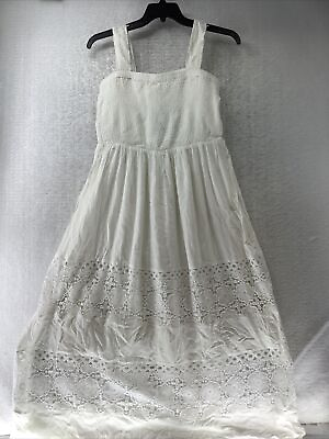 #ad City Chic Women#x27;s Trendy Size S 16 Shoulder Dress White Beige $78.70