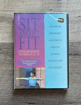 Sit and Be Fit: Osteoporosis Workout II DVD w Mary Ann Wilson Rare NEW SEALED $24.47