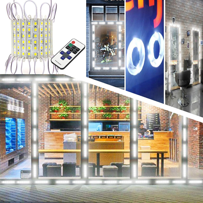 Upgraded Storefront Lights 40 FT 80 Pieces Store Window LED Lights 4 Sets 5054 S $86.57