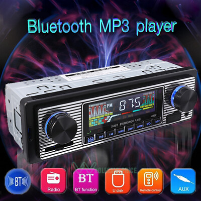 #ad Bluetooth Stereo Radio Car Receiver AM FM System Wireless USB SD MP3 LCD Screen $27.99