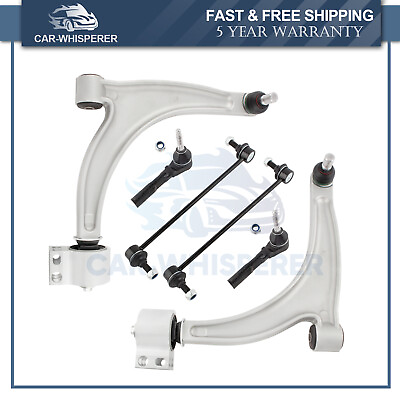 #ad 2004 2010 For Chevrolet Malibu Front Lower Control Arms Outer Tie Rods Set of 6 $132.95