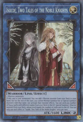 Yugioh Isolde Two Tales of the Noble Knights AMDE EN052 Super Rare 1st E $0.99