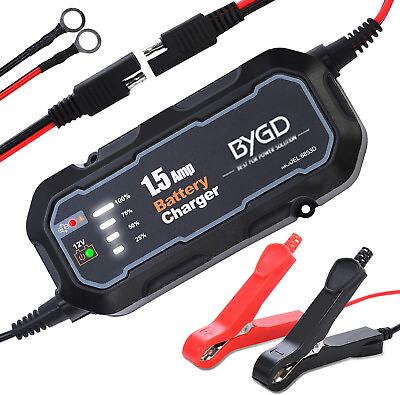 #ad 1500mAh Automatic Smart Battery Charger 12V Portable Car Auto Trickle Maintainer $17.95