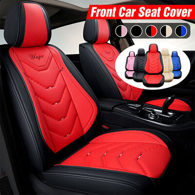#ad Leather Front Car Seat Covers For Ford 5 Seats Front Cushion All Weather $35.76