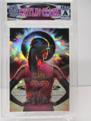 #ad 2024 Caitlin Clark Pink SP 99 Solar Eclipse Ice Refractor Sport Toonz zx3 rc $17.99