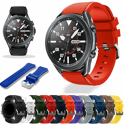 Silicone Bracelet Strap Replacement Watch Band For Samsung Galaxy Watch 46mm $7.99