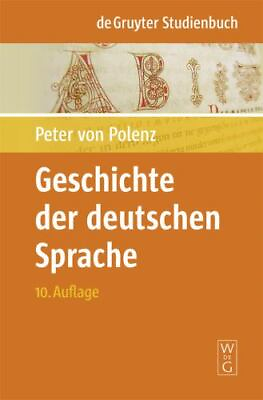 #ad Geschichte der deutschen Sprache de Gruyter Studienbuch German Edition $23.29