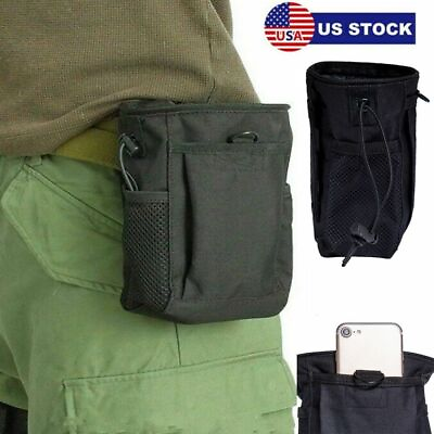 #ad Utility Tactical Waist Pack Pouch Military Camping Bag Belt Hiking Bags Black US $8.63