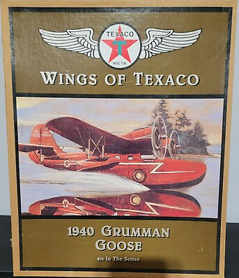 Grumman Goose Wings Of Texaco quot;1940 Grumman Goosequot; Collectible DieCast Bank $18.95